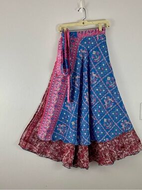 Reversible Maxi Wrap Skirt